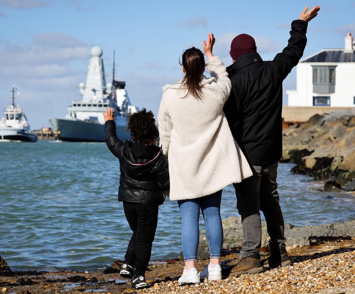 RN Family waving
